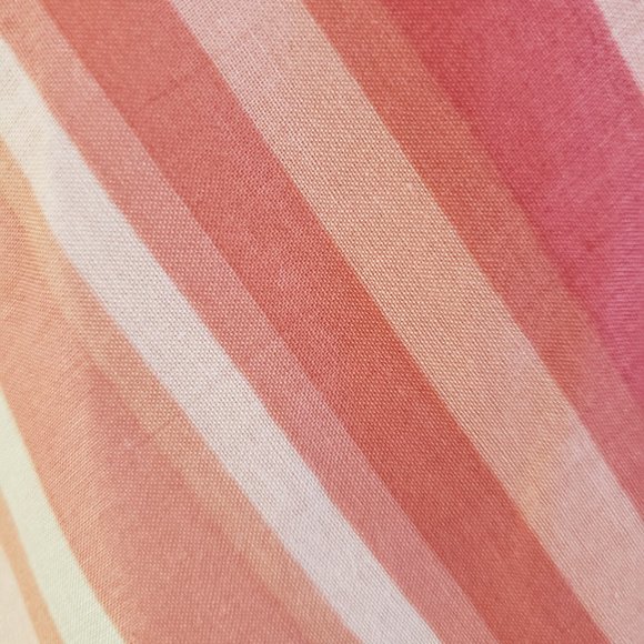 J.CREW, Boho cotton pink/peach coloured striped summer dress - Picture 13 of 14